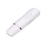 Ультразвуковой скрабер для чистки лица на аккумуляторе Белый